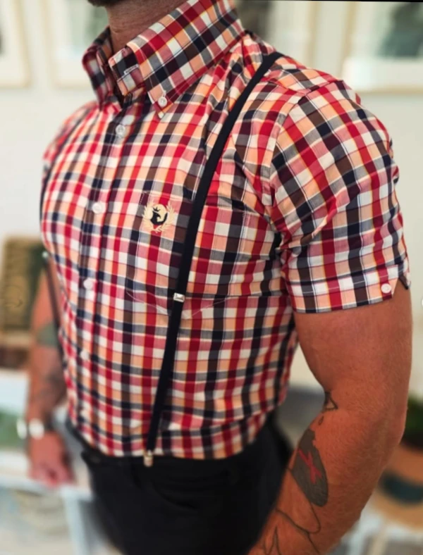 SALE Pirate 69 Hawk Wreath Twin Tipped Polo Shirt