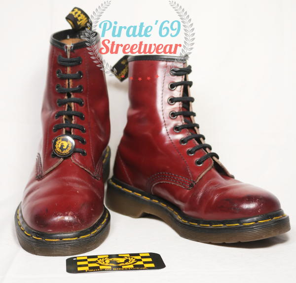 Dr Martens 1460 cherry boots MIE