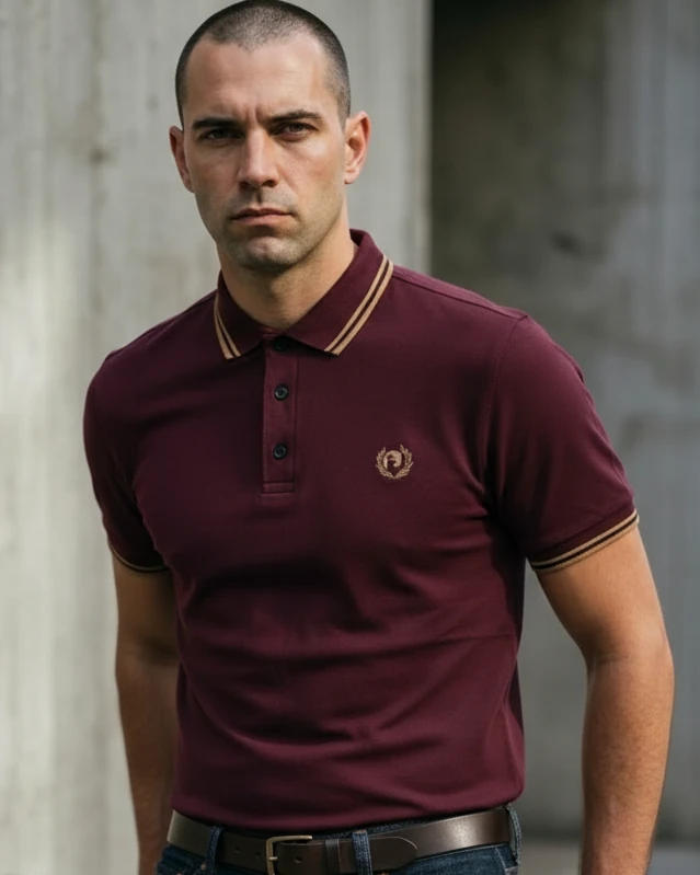 Pirate 69 Hawk Wreath Twin Tipped Polo Shirt