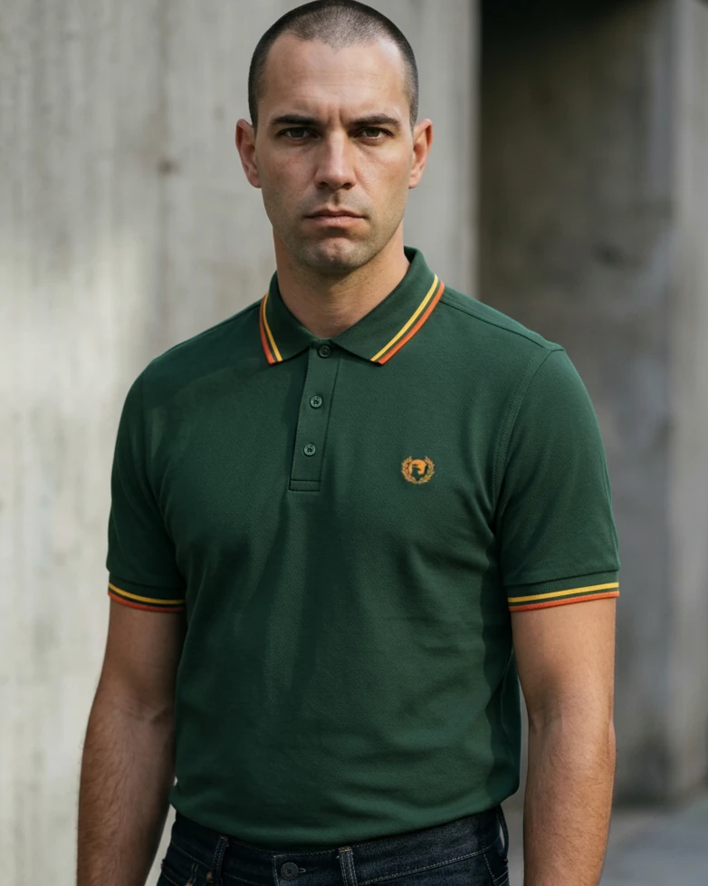 Pirate 69 Hawk Wreath Twin Tipped Polo Shirt