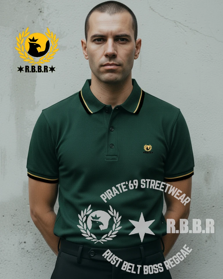 Pirate 69 Skinhead Brand USA Polo Shirts Pirate 69 Skinhead Brand USA Polo Shirts